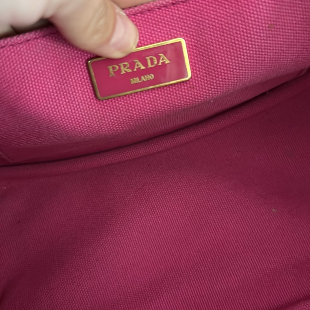 Pink denim bag - Picture 3 of 4